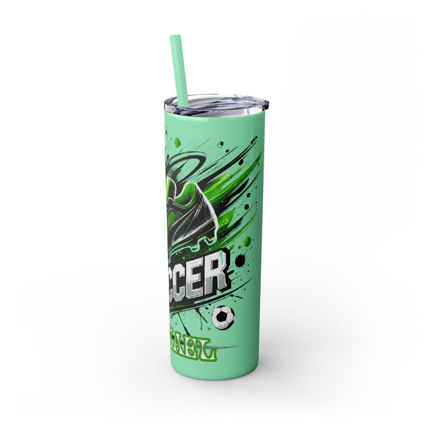 Skinny Tumbler with Straw, 20oz