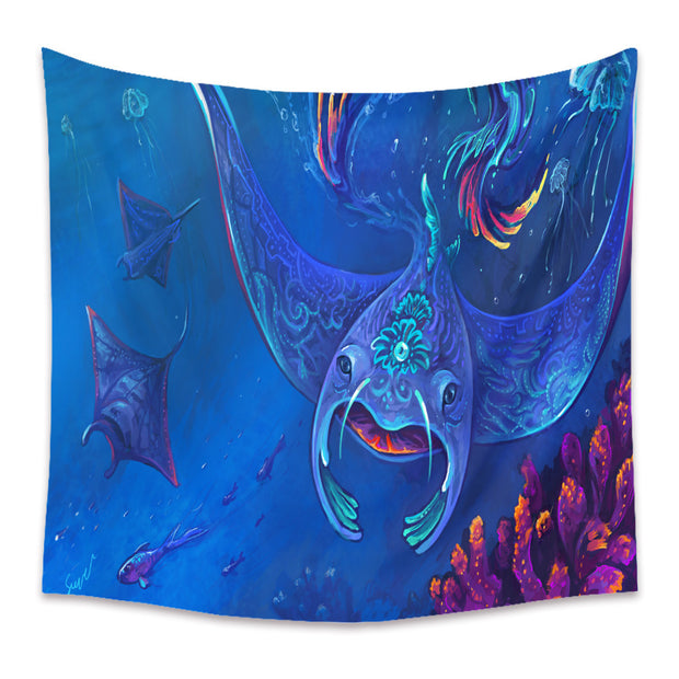 Ozean Wandteppich Wandbehang Schlafzimmer Wohnkultur