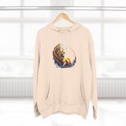 Rauer und doch warmer dreiteiliger Fleece-Hoodie – Perfekt für kühle Tage, Geschenk für Tierliebhaber, gemütliche Schicht, einzigartiges Kunstdesign, Alltagskleidung