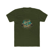 Born to Hike Unisex Baumwoll-Crew-T-Shirt - Abenteuer-Shirt, Wandergeschenk, Naturliebhaber-T-Shirt, Casual Wear, Outdoor-Stil