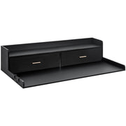 Waschtrockner-Arbeitsplatte, 27,5 Tiefe x 54 Breite, Waschtrockner-Holzplatte für die Organisation der Waschküche mit 2 Schubladenregalen 