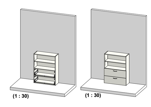 GEBA Flexishelf Systemschrank - 80cm