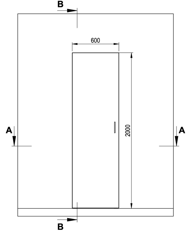 GEBA SlimSpace Systemschrank - 60cm