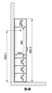 GEBA SlimSpace Systemschrank - 60cm