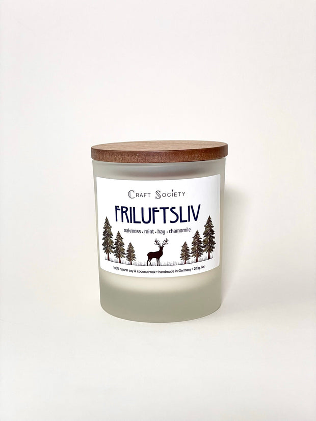 Friluftsliv Scented Candle - Scandinavian Forest in Autumn or Spring