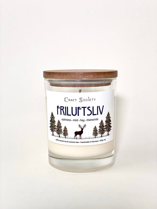 Friluftsliv Scented Candle - Scandinavian Forest in Autumn or Spring