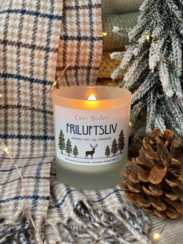 Friluftsliv Scented Candle - Scandinavian Forest in Autumn or Spring