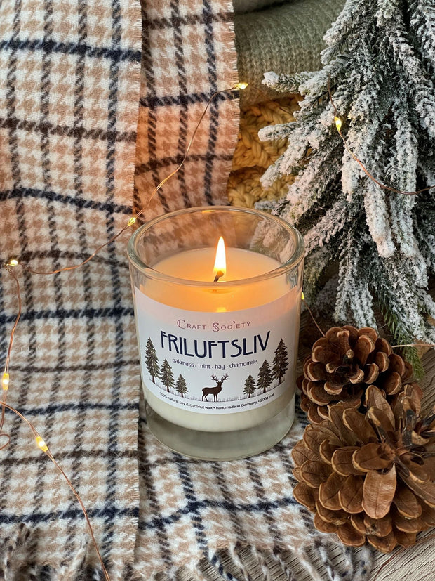 Friluftsliv Scented Candle - Scandinavian Forest in Autumn or Spring