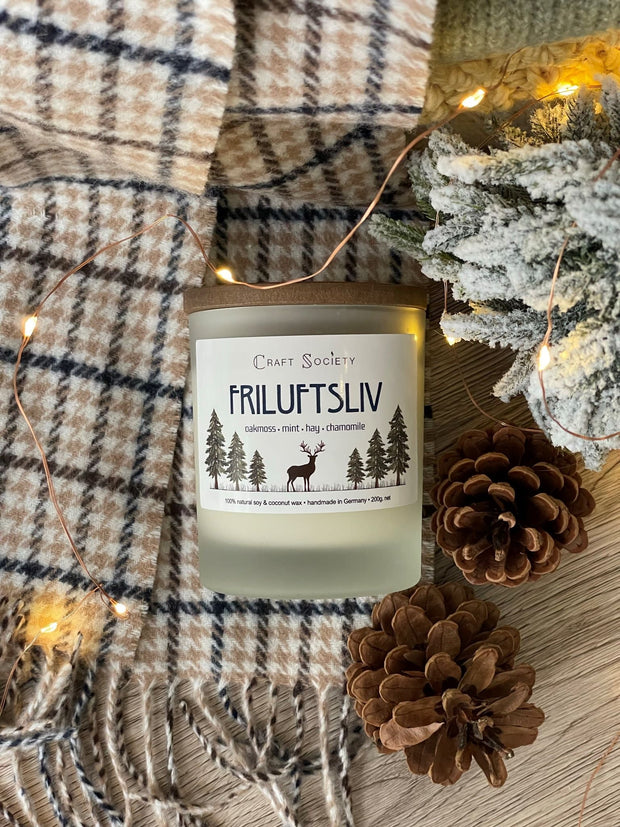 Friluftsliv Scented Candle - Scandinavian Forest in Autumn or Spring