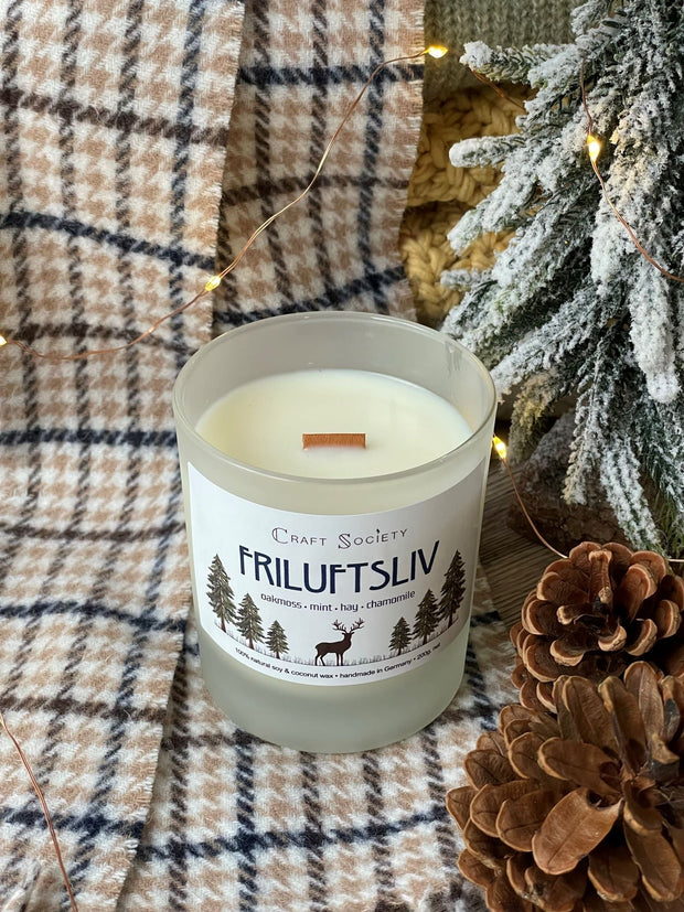 Friluftsliv Scented Candle - Scandinavian Forest in Autumn or Spring
