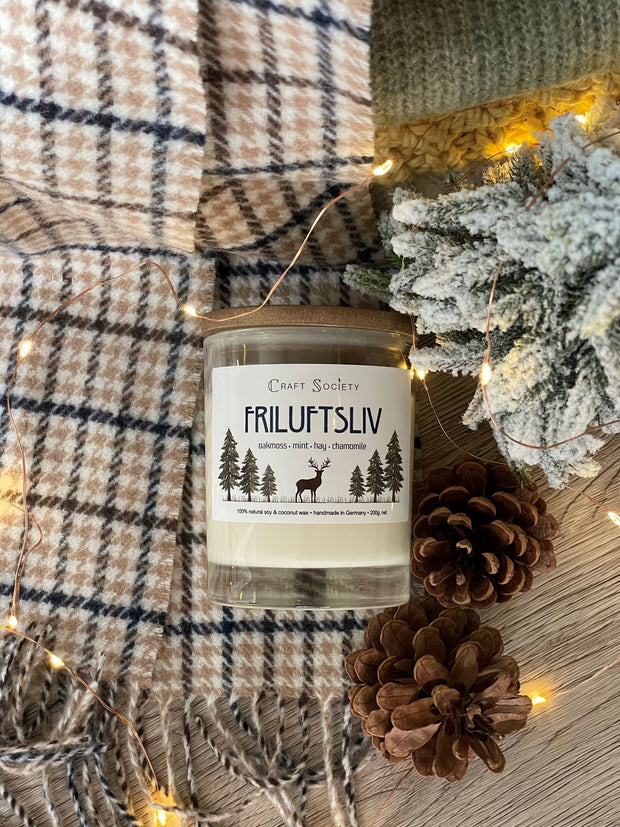 Friluftsliv Scented Candle - Scandinavian Forest in Autumn or Spring