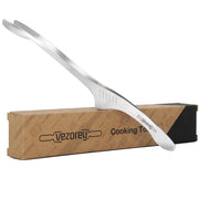 VEZOREY® - Küchenzange - Grillzange - Edelstahl Küchenhelfer mit integrierter Standfunktion-0