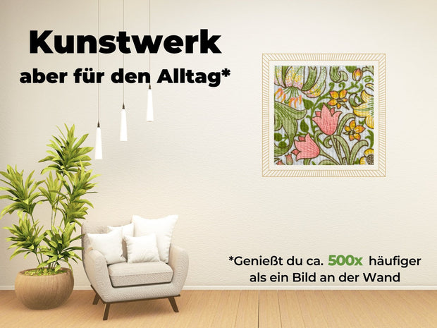 3x Art Spültücher waschbar - Original William Morris Golden Lily