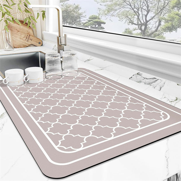 Minimalistisches Luxus-Kieselalgen-Abtropfkissen für den Haushalt