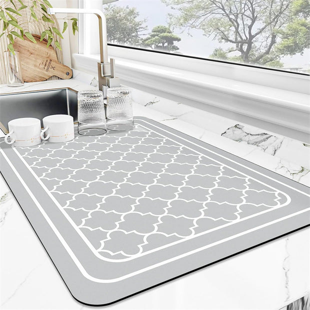 Minimalistisches Luxus-Kieselalgen-Abtropfkissen für den Haushalt