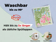 3x Art Spültücher waschbar - Original William Morris Bower