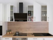 330cm GEBA Komplett-Küchenzeile – vormontiert mit oder ohne E-Geräten, Nischenrückwand & LED-Beleuchtung