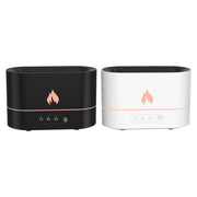 Siming Flame Aromatherapie-Maschine, für Zuhause, Schlafzimmer, stille Atmosphäre, Licht, Luftbefeuchter, Flammen-Diffusor, Heimdekoration