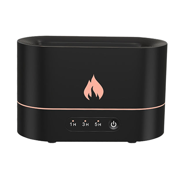 Siming Flame Aromatherapie-Maschine, für Zuhause, Schlafzimmer, stille Atmosphäre, Licht, Luftbefeuchter, Flammen-Diffusor, Heimdekoration