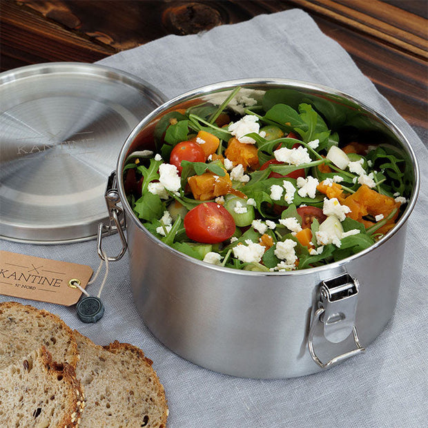 Lunchbox „Tiffin“ – auslaufsichere Edelstahl-Frischhaltedose, 1.200 ml